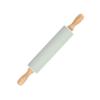 2 Pcs/set Round Rolling Pin Kit Silicone Dough Mat Baking Tool Kneading Pad  Pizza