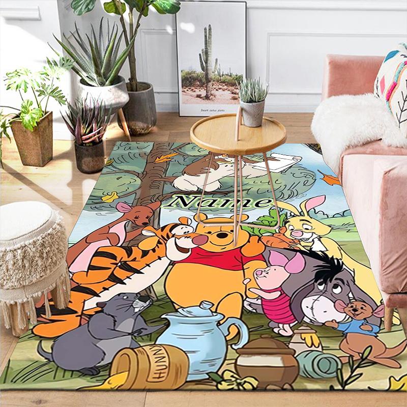 Custom 1Pc Piglet'S Pink Adventure Rug Office Carpet Indoor Outdoor Entrance Doormat Nonslip Soft And Comfortable Living Room D916360