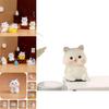 Очаровательные фигурки кошек из смолы для DIY проектов и украшения сада