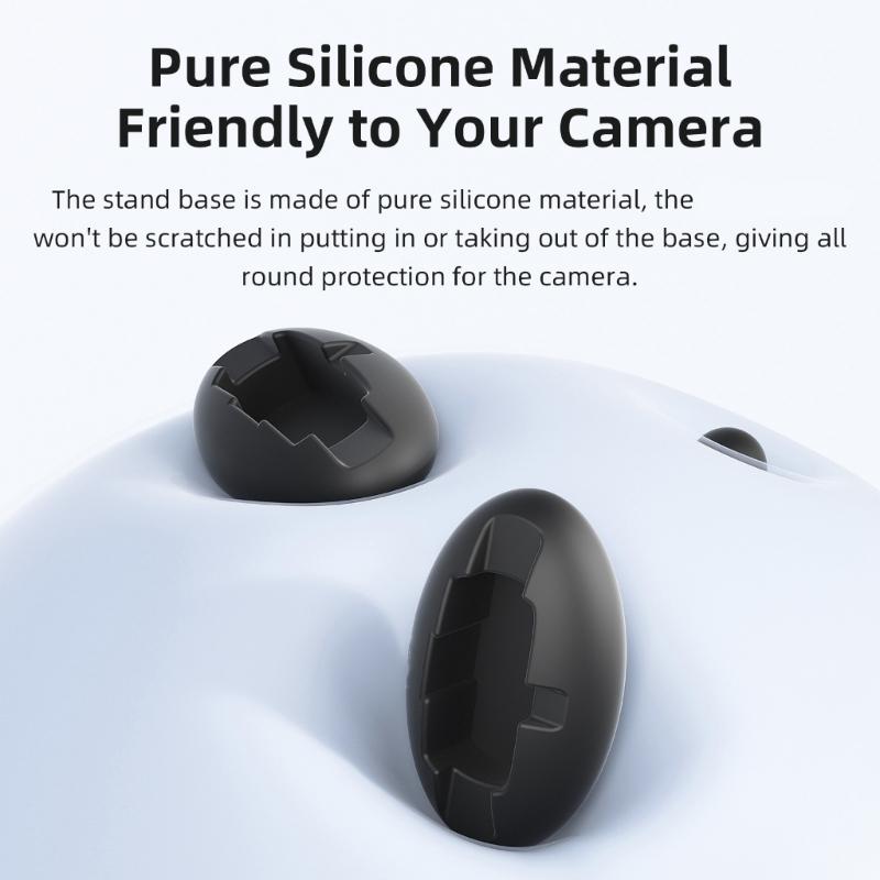 Silicone Base Camera Desktop Mount Precise Cut Design AntiSlip Base For X4 Air Outdoor Adventure Photography Accessory