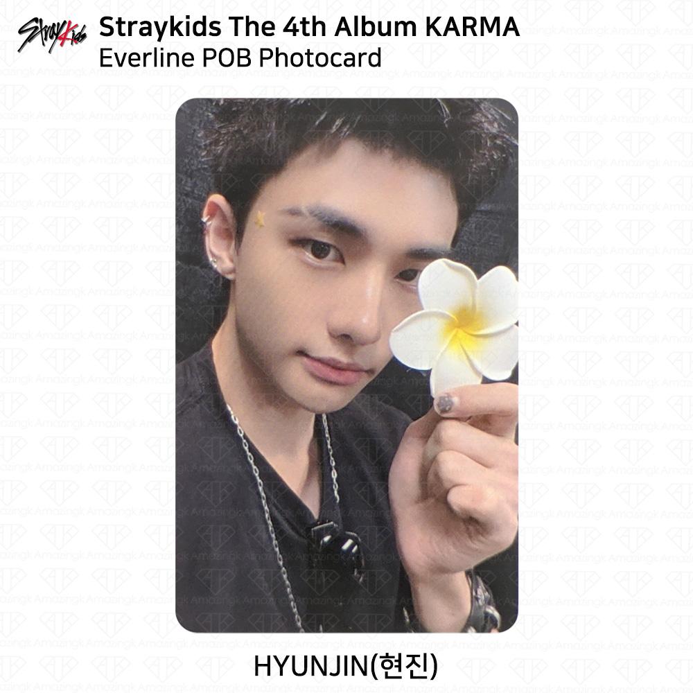 Stray Kids 4-й альбом Karma Everline POB Фотокарточка KPOP K-POP SKZ