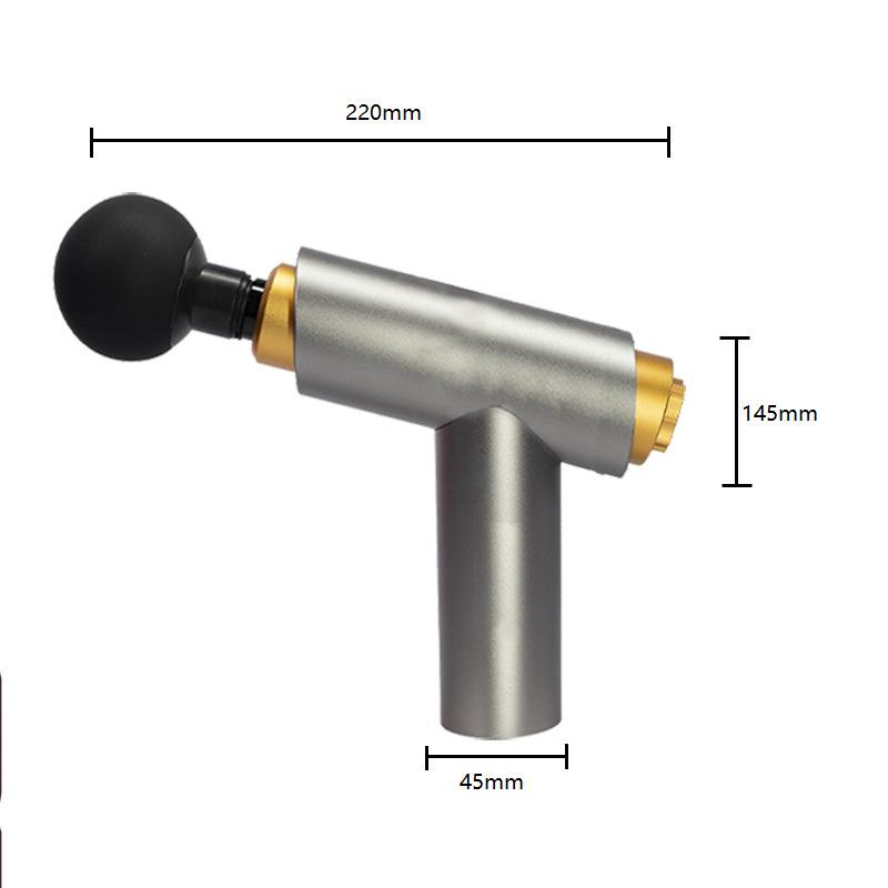 Pro Brushless Motor Massage Gun: Deep Muscle Relaxation, Electric Neck Therapy, Aviation Aluminum Shell