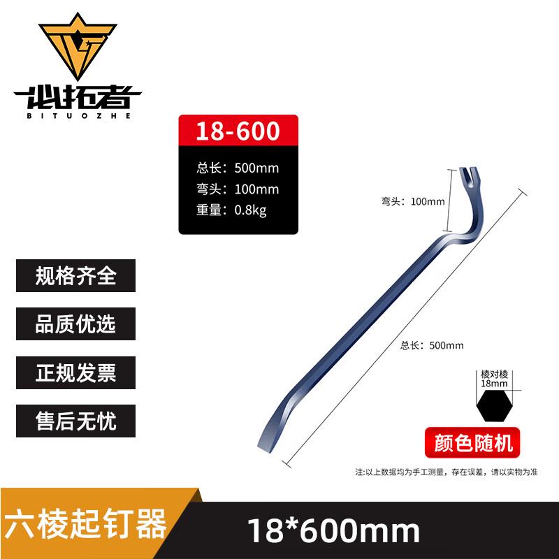 Biture Hexagonal Nail Puller Pry Bar