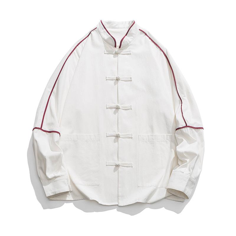 Новая комбинированная хлопковая и льняная полированная темная куртка в стиле Ямамото большого размера в китайском стиле