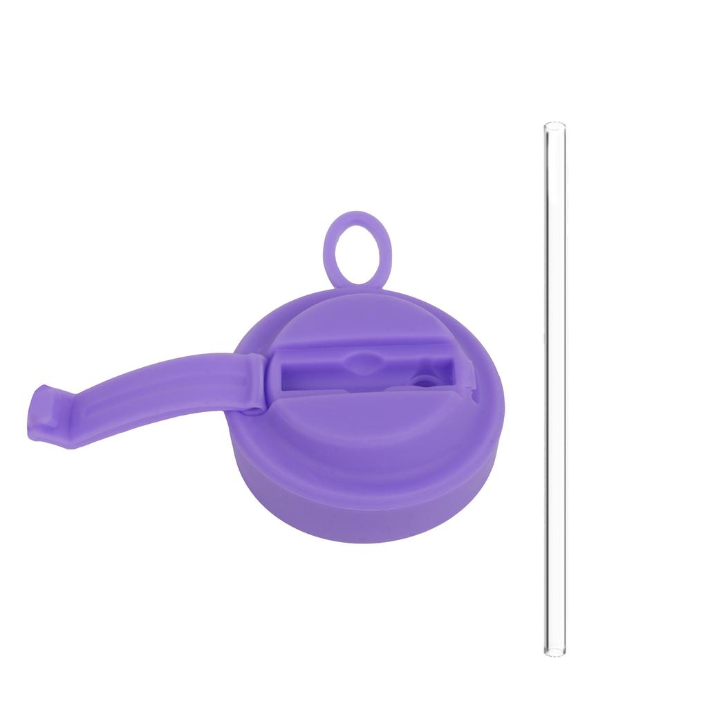 Цветная силиконовая крышка для банки с газировкой и трубочкой, простая в использовании, герметичная крышка для банки с напитками, пивом и соком