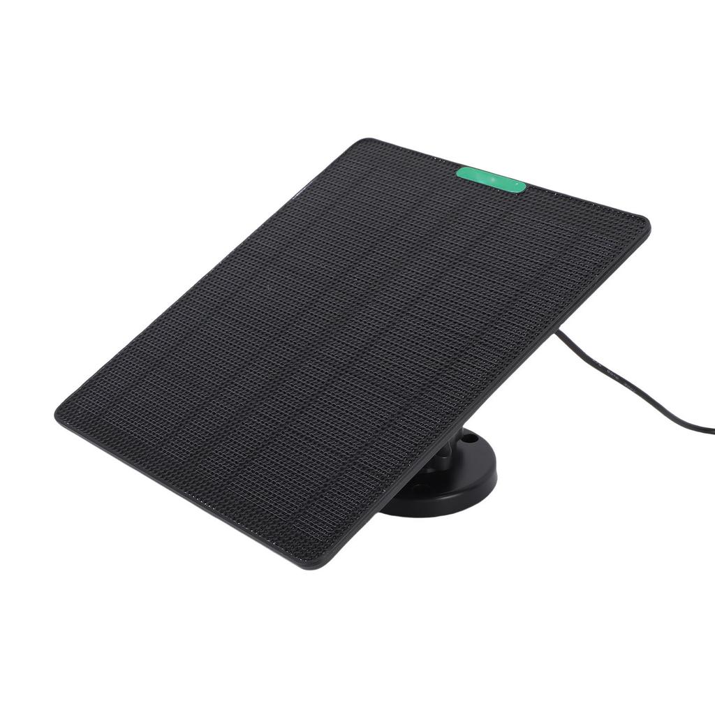 Solar Panel Fit for Ring Camera 10W Water Proof Monocrystalline Silicon Security Camera Solar Panel Black