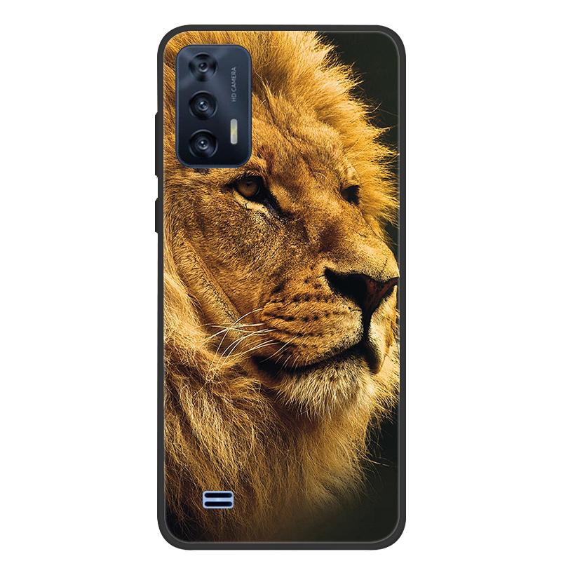 For OUKITEL C31 Case Butterfly Painted Soft Black Silicone Bumper Phone Cover for Oukitel C31 C 31 OukitelC31 Case Coque Fundas