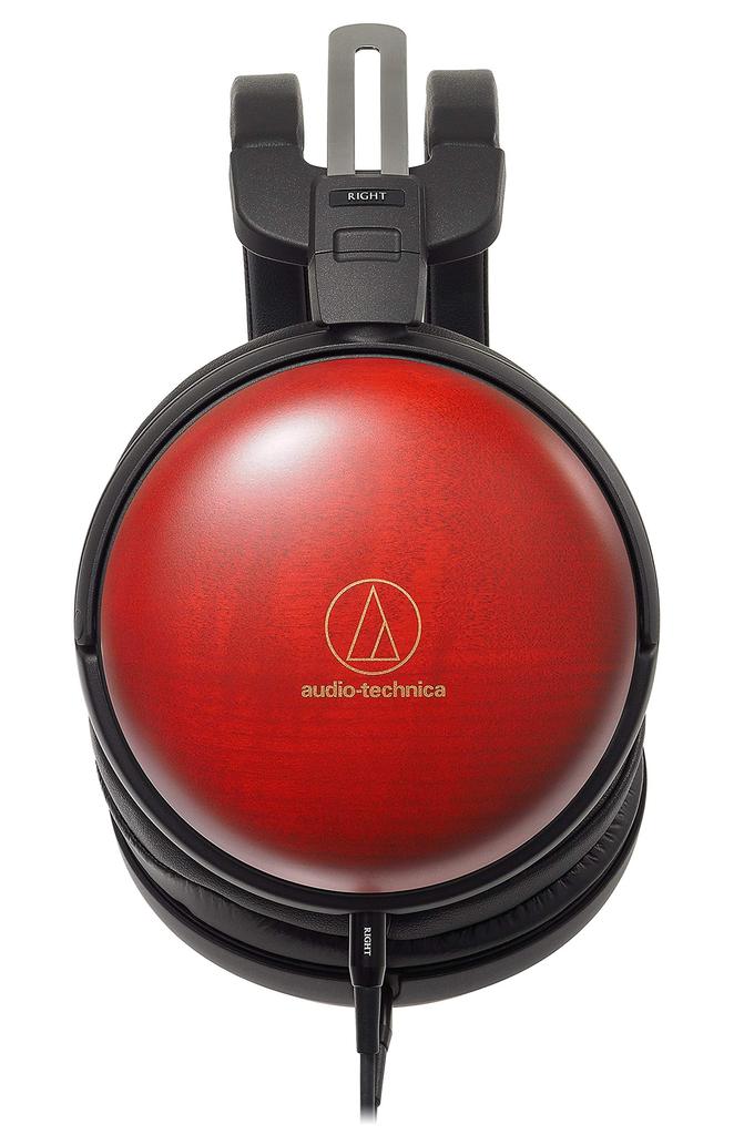 Проводные наушники Audio Technica с высоким разрешением, совместимые с источником звука, корпус из дерева ATH-AWAS