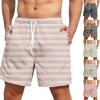 Мужские модные повседневные штаны для йоги с принтом и эластичным поясом, пляжные шорты
