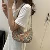 New Summer Large-capacity Tote Bag Painted Flower Casual Literary Shoulder Women's Bag
