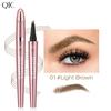 4 Fork Tip Eyebrow Pencil 3D Microblading Waterproof Dark Brown Natural Color Fine Stroke Eyebrow Pencil Ladies Makeup