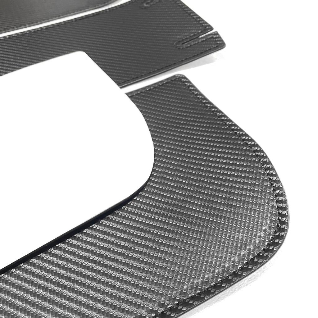 CGP Front and Rear 4-Door Kick Guard Panels with Carbon Fiber PU Leather for NBOX JF5/JF6 (HN12-H7304B)