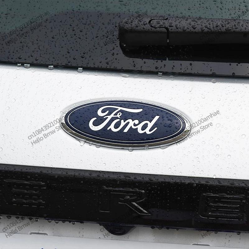 Автомобильная наклейка Ford 14,7 см Наклейка с логотипом на переднюю решетку Наклейка с логотипом с застрявшей ногой Для Fute Focus mk2 mk3 Fiesta mk7 Ranger Mondeo