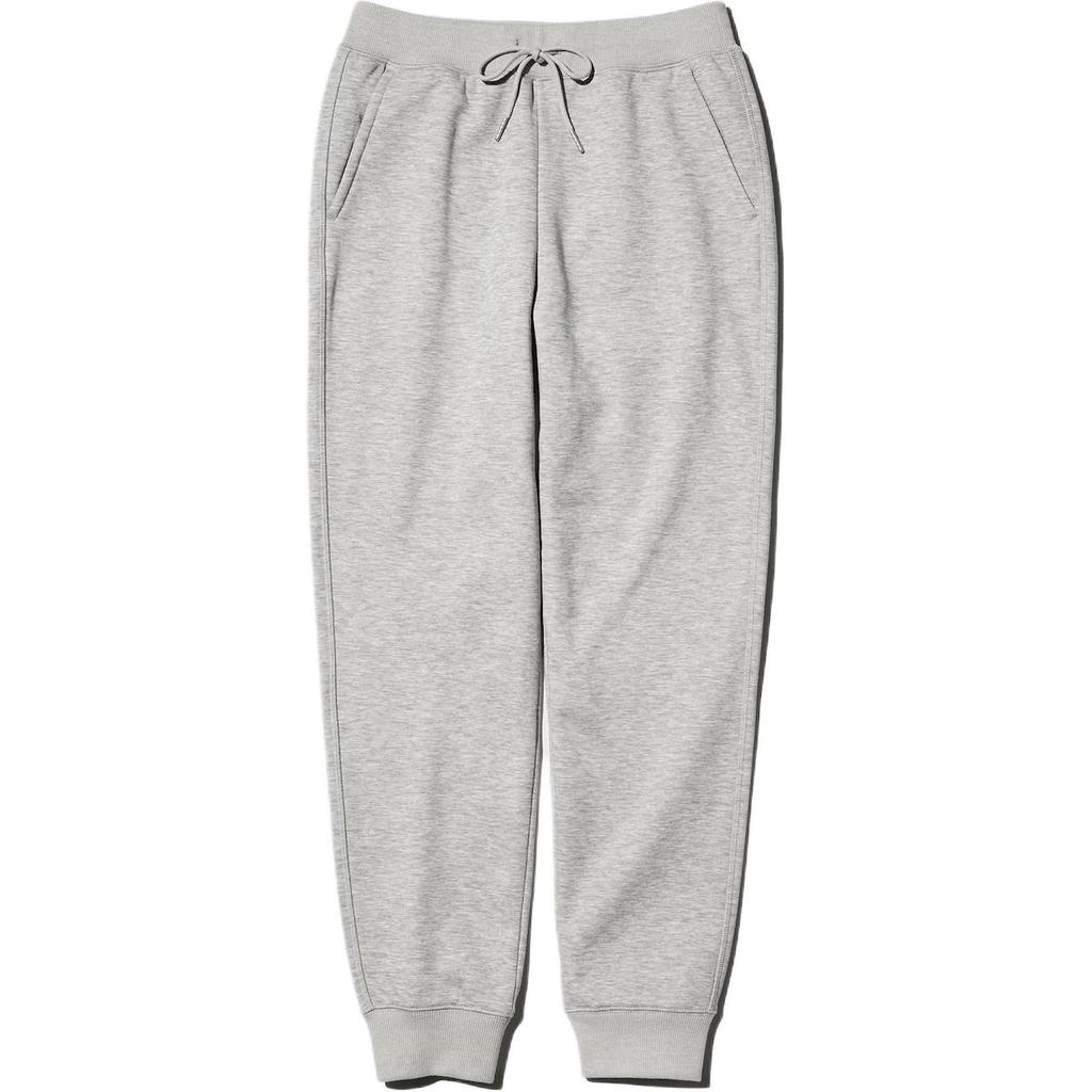 Uniqlo Однотонные универсальные спортивные брюки с кулиской и манжетами для женщин, низ 479617-03
