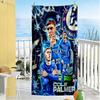 Chelsea Fc Football Player Beach Towel Super Soft Microfiber Quickdry Fabric Comfortable Lightweight