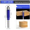 Woodworking Engraving Trimming Knife Double Bearing Router Machine with Double Edge Milling Cutter and Panel Saw