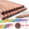 12pcs Drawing Pencil 7 Color In 1 Rainbow Gradient Crayons Colored Pencils for Coloring Sketching Colored Painting Kids Art Gift