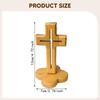 Decorative Wood with Base, Wooden Crucifix of Saint Jesus for Weddings