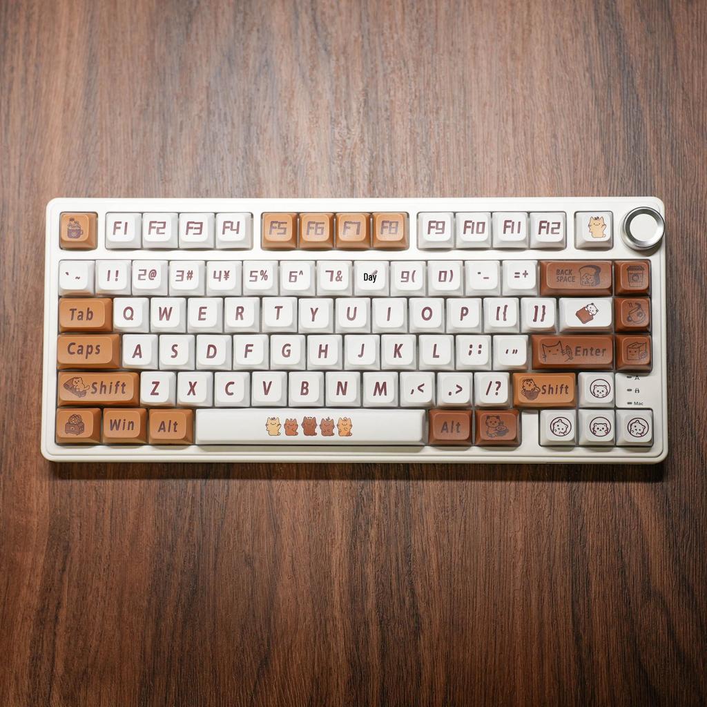 Набор кейкапов XDA PBT - Узор 'Собачка Пача', Сублимационная печать, Японский/Русский.