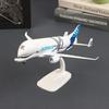 20 см Белый кит Транспортный самолет A300-600 Beluga Airlines Модель самолета Транспорт Белуга Литье из сплава Самолет Игрушка Модель