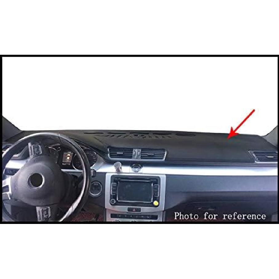 1pcs Non-Slip Leather Dash Covers Dashboard Cover Dash Mat Dashboard Mat Dash Carpet Black compatible with Lexus LS 600 / LS 460 2013-2019 2020 2021