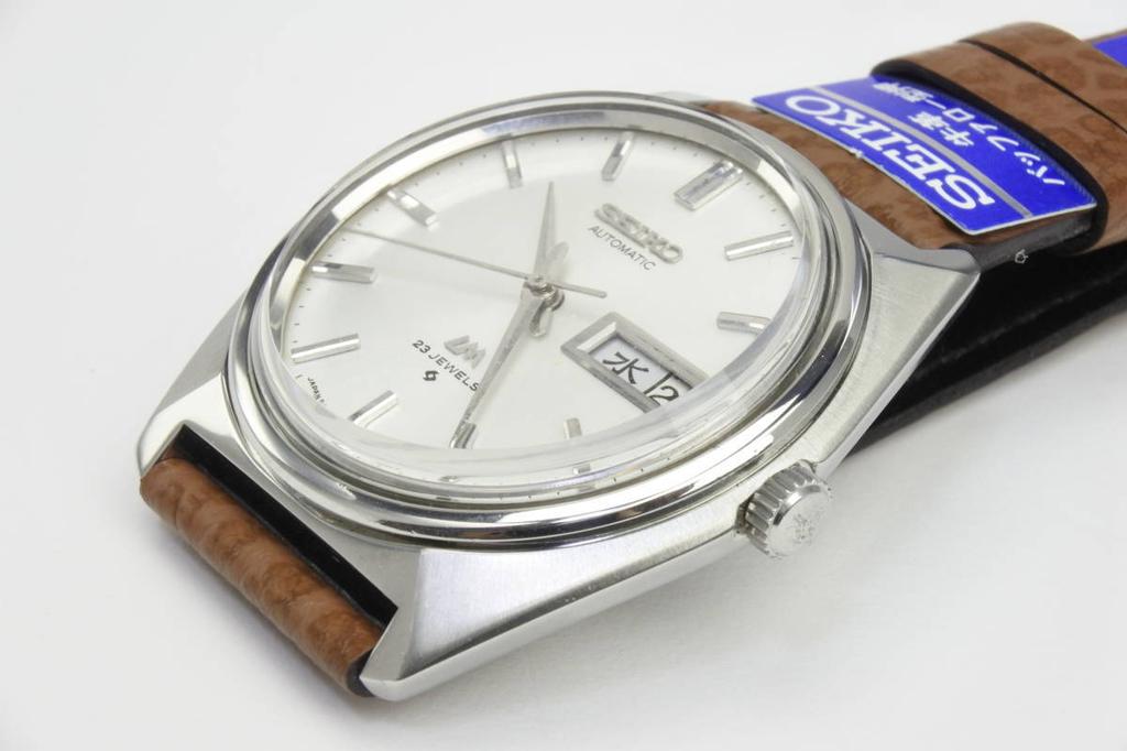 Модель, следующая за GS и KS 1971 года, автоматические часы SEIKO Lord Matic с 23 камнями с мужским браслетом SEIKO, в отличном высококлассном исполнении 5606-7000