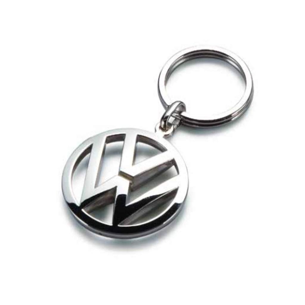 Металлический брелок для ключей Volkswagen Серебристый