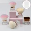 Cosmetic Tools Powder Blusher Brush Rose Shape Makeup Brush Mini Nail Cleaning Brush Lady Girls