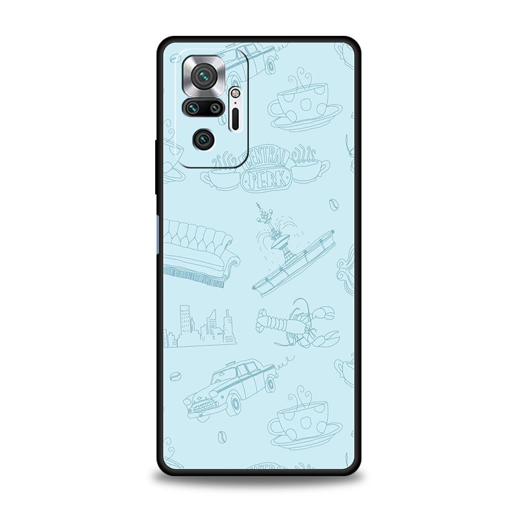 Чехол для телефона для Xiaomi Redmi Note 13 12 5G 9S 9 8 10 11 Pro 9T 13C 12C 10C 9C 9A 7 Pro Обложка Central Perk Кофе друзья ТВ-шоу