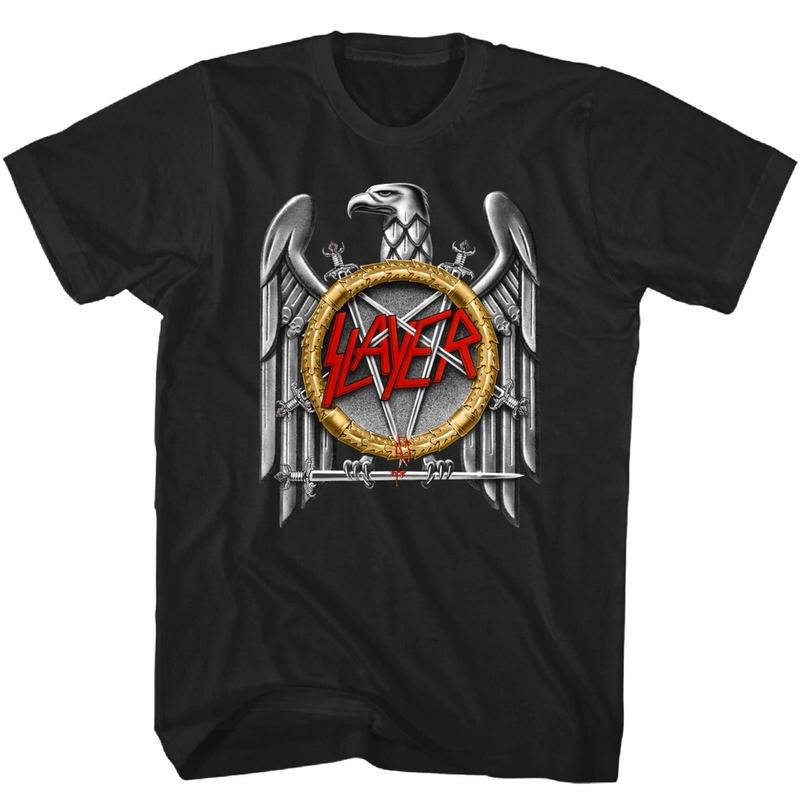 Slayer Black Eagle Unisex T-Shirt Music Classic Concert Rock Band Tee New Black