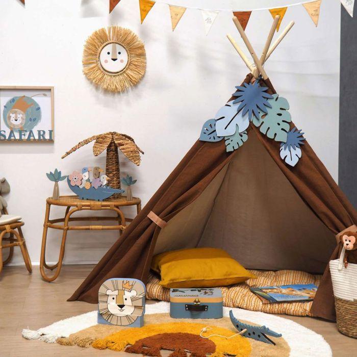 Tropical Leaf In MDF Wood 15 Cm