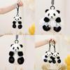Adorable Plush Panda Keychain With Cute Skirt Features Soft Pp Cotton Filling