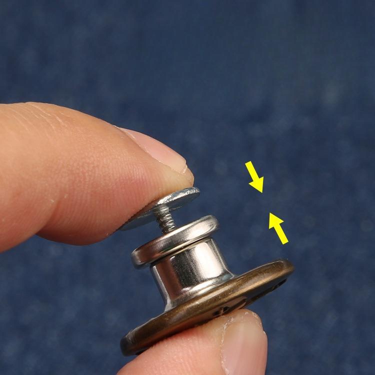 Пуговицы для джинсов, застежки на талии брюк, затягивание окружности талии, изменение размера, бесшовные пуговицы, гвозди для одежды