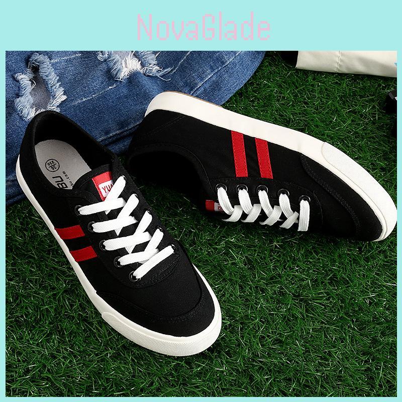 Trendy Breathable Sneakers Korean Flat Bottom Harajuku Women's Canvas Shoes For Everyday Use
