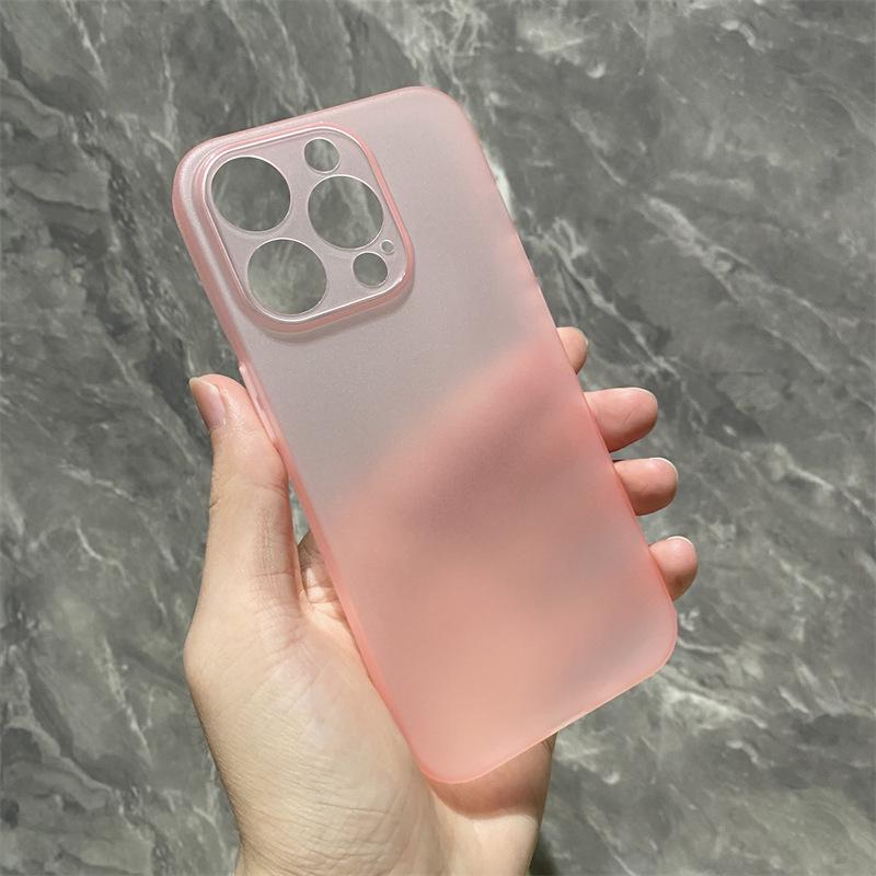 Ультратонкий Защитный Матовый Чехол для iPhone 15 Pro Max - Мягкий Корпус, Ощущение Голого Металла