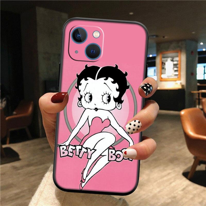 TR6 B-Bettys Art B-Boops Новый высококачественный чехол-ракушка для телефона Redmi Note 13 14 Pro+ Plus A3 A3X 13X 13C 13R 14S 14C 14R