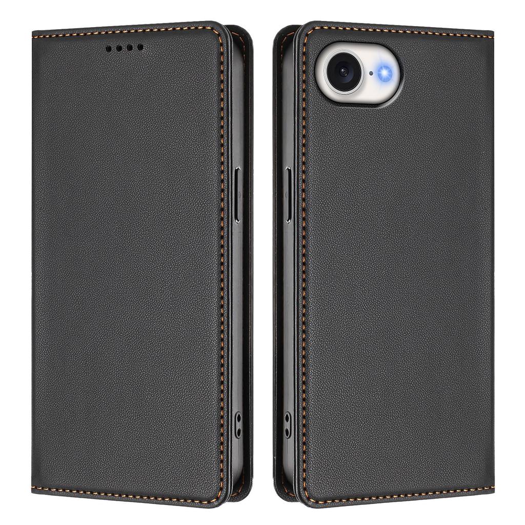 For iPhone SE (1st generation)/iPhone SE (2020)/iPhone SE (2022)/iPhone 16e Leather Wallet Case Magnetic Closure RFID Blocking Phone Cover