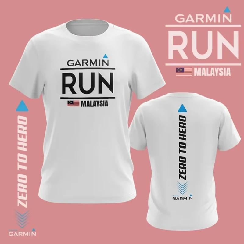 2026 Новая Модная Футболка Garmin Хлопковая Футболка Baju Garmin Микрофибра Подходит Для Спортивных Мероприятий Unesix Свободная Футболка
