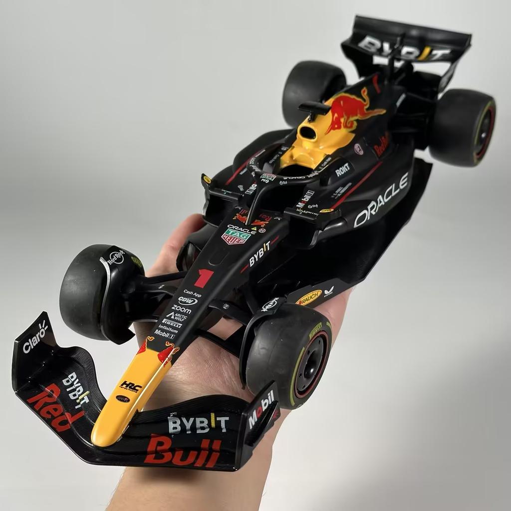 1:18 Red Bull Racing RB19 F1 Model 2023, модель автомобиля из сплава металла, гоночная модель Формулы-1, коллекционная игрушка, подарок на день рождения, Ферстаппен