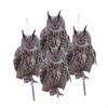 4Pcs Owl Statue Decoys Weatherproof Adornment Pigeon Deterrents Scarecrow for Farm Shop