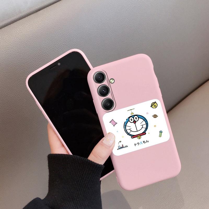 Cartoon Patterned Soft Silicon Case For Samsung A55 M35 S24 Xiaomi Redmi Note 13 Pro 13C iPhone Huawei Honor Realme Camera Protective Shockproof Cover