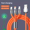 Портативный USB-кабель для быстрой зарядки, цветной зарядный кабель для флэш-памяти 3-в-1