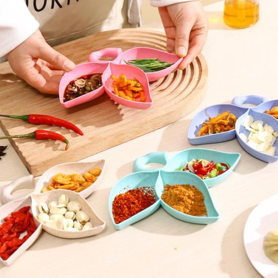 2 шт. блюдо для соуса в форме листьев, интегрированное формование с отверстием для подвешивания, 3 сетки, корейский горшок для барбекю, блюдо для приправ, товары для дома