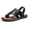 Мода FUQIAO Летний Новый Стиль Мужские Сандалии Кожа Мягкая Подошва Повседневная Мужская Обувь Сандалии Рекомендуем Zandalias Para Hombre Verano