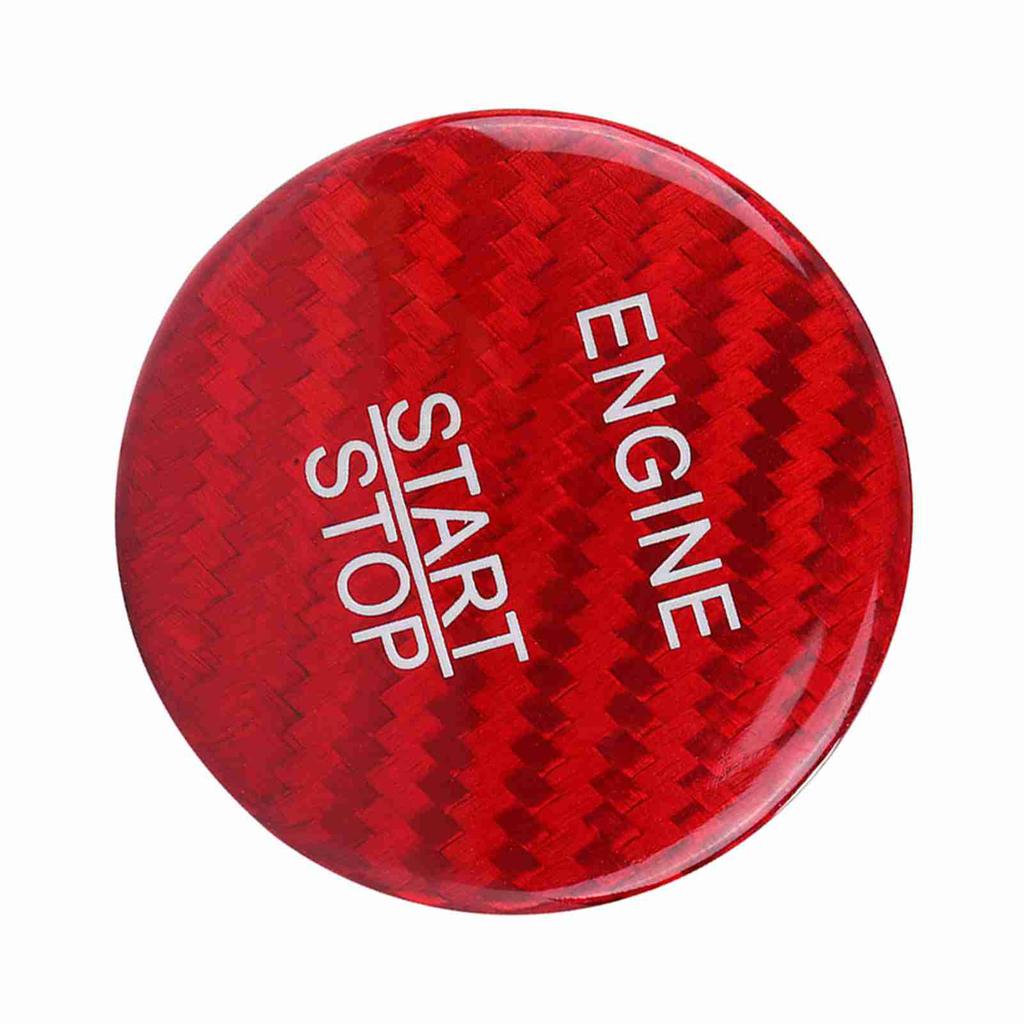 Красная Карбоновая Накладка на Кнопку Запуска Двигателя для Автомобилей Класса A B C GLC GLA CLA ML