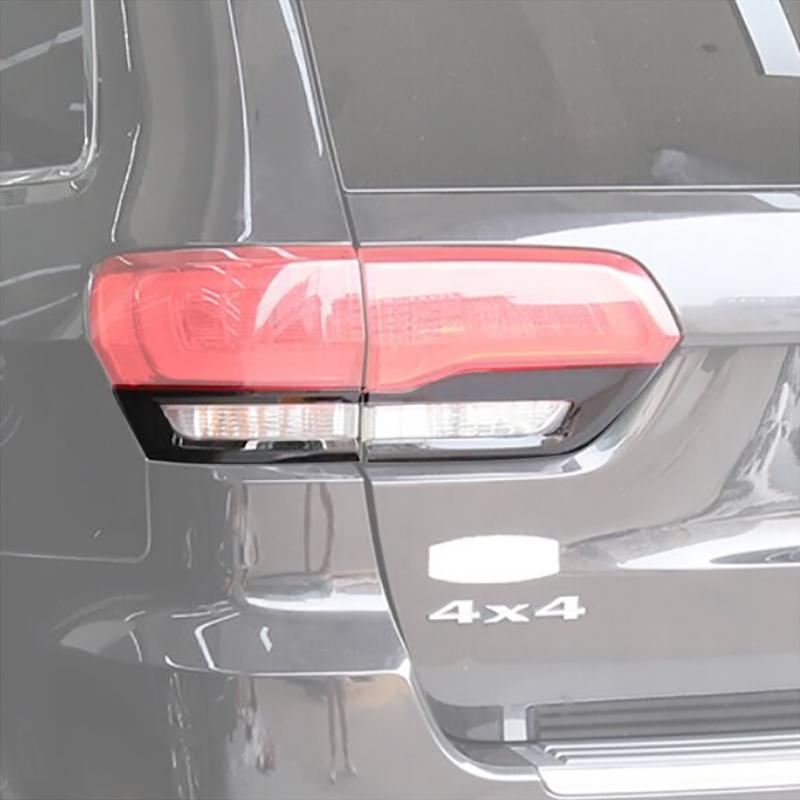 Декоративная крышка для заднего фонаря Наклейки на задние фонари подходят для Jeep Grand Cherokee 2014-2020 ABS Автомобильные аксессуары