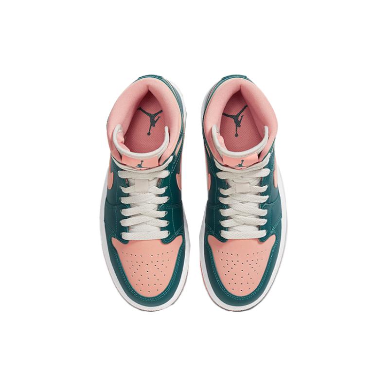 Air Jordan 1 Mid 'Dark Teal Green' Women's Jordan BQ6472-308