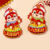 2025 New Year Chinese Door Stickers 3D Door Couplet Spring Festival Supplies  Gate