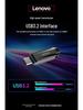 Высокоскоростная флеш-память USB с двумя интерфейсами Lenovo LD500C - 32 ГБ, 64 ГБ, 128 ГБ с гравировкой для использования на мобильных устройствах и компьютерах