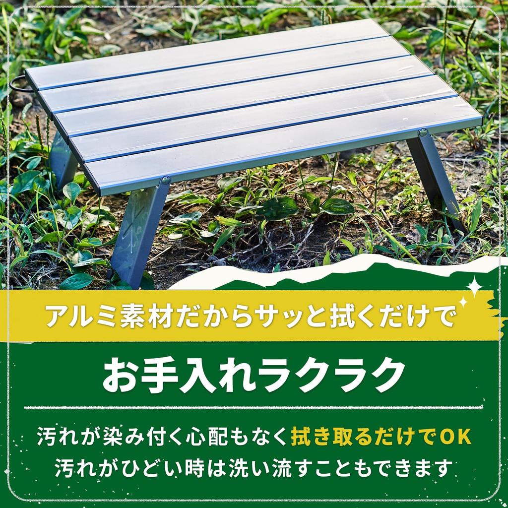 GN Походный стол Низкий стол Складной Компактный Алюминиевый Ролл-стол